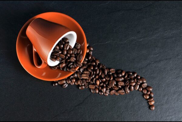 tasse de café en grain